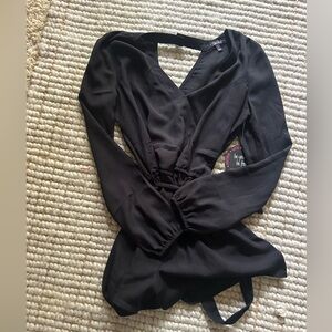 NWT Black Romper
